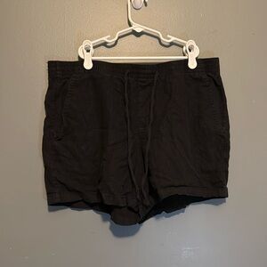 St. John's Bay Black Women’s Casual Drawstring Shorts